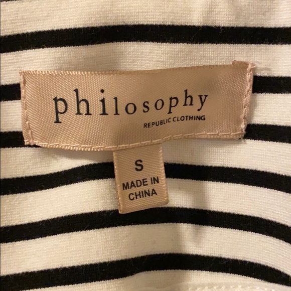 Striped Philosophy casual blazer - Picture 2 of 5